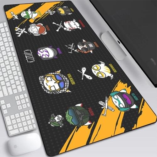 GAME RAINBOW SIX Mouse Pad Gamer 80x30cm Super Thin Rubber Mouse Pad Keyboard Computer Laptop Notebook Mat Gaming Mousepad