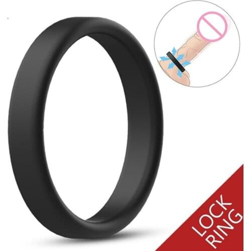 Cock Rings For Men Silicone Penis Delay Ejaculation Ring Thick Rubber Donut Cockring -40