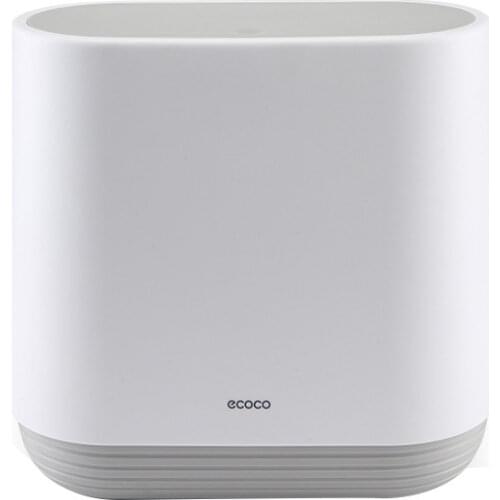 Ecoco Large Capacity 10L Trash Cans For The Kitchen Bathroom Wc Garbage Rubbish Bin Dustbin Bucket Crack Press-Type Waste Bin