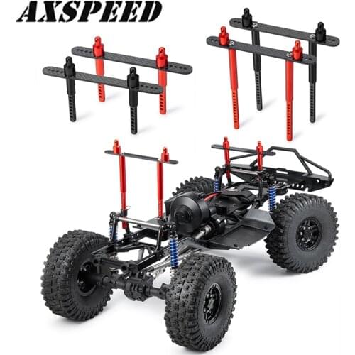 RC Car Body Post Mounts Metal Alloy Front and Rear Shell Column for 1:10 AXIAL SCX10 90046 90047 RC Climbing Car Parts