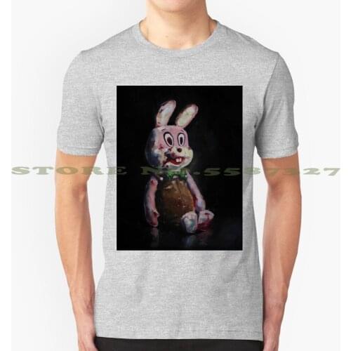 Robbie The Rabbit Summer Funny T Shirt For Men Women Sandra Rudzite Creative Misscoookiez Twitch Streamer Latvian Girl Riga