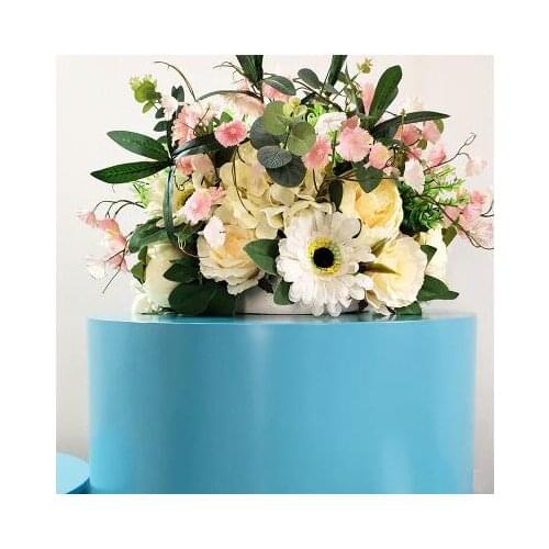 Multicolor wedding props cylindrical dessert table stage background decoration scene layout wedding decoration window display st