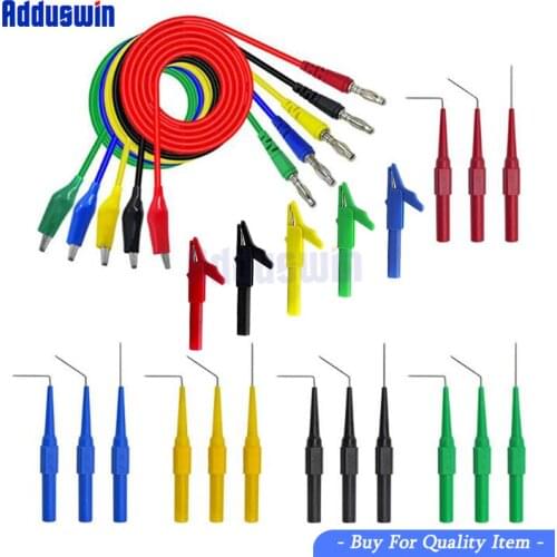 New!! 25Pcs Multimeter Replacement Needle Universal Test Line Superfine Needle Needle Extension Needle Alligator Clip Repair