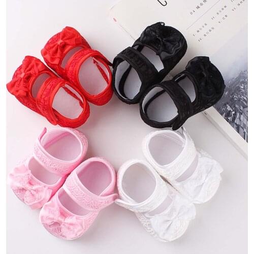 Toddler Kids Baby Girls Shoes Anti-slip Toddler Shoes Soft Sole Princess Shoes Toddler Kids Shoes First Walker free shipping