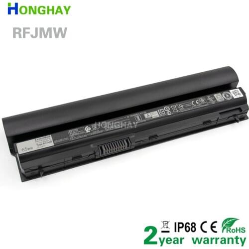 Honghay Original RFJMW Laptop Battery For DELL Latitude E6320 E6330 E6220 E6230 E6120 FRR0G KJ321 K4CP5 J79X4 7FF1K 11.1V 65Wh