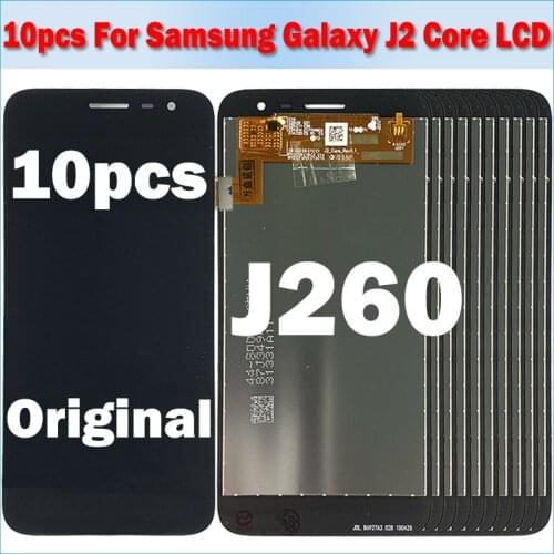 10pcs/lot Original LCD For Samsung Galaxy J2 core J260 J260M LCD Display Touch Screen Digitizer Assembly For Samsung Galaxy J260