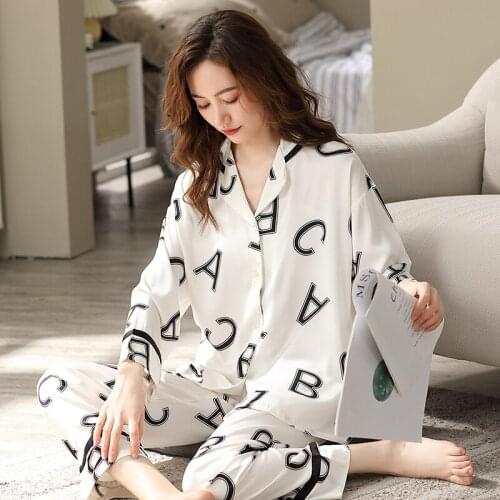 Женские атласные пижамы PANFU China At AliExpress