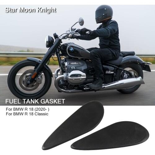 Tankpad anti-slip tank Pad sticker protection stickers SIDE TANK PADS Gas ​Knee ​Grip Traction Pad For BMW R18 Classic R 18 2020