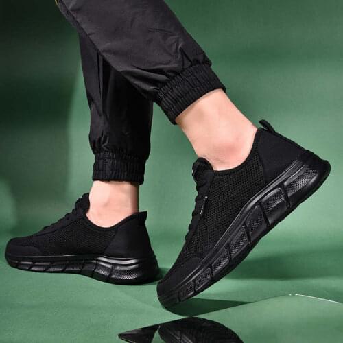 Plus Size Sports Shoes Men Thick Bottomed Brand Sneakers Low Price Sport Shoes Man Slip Running Shoes Husband Masculine Tennis