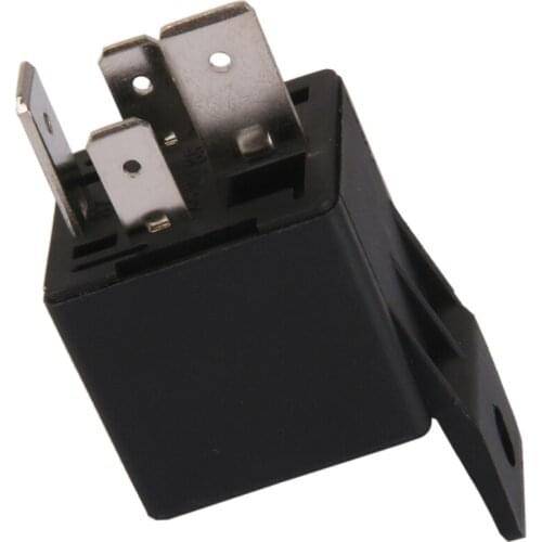 Black Car Truck Auto Heavy 12V 80A 80 AMP SPST Relay Relays 4 Pin