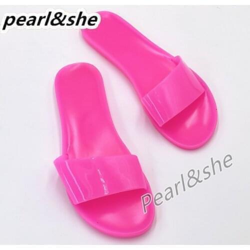 Women Slippers 2020 Summer Women Shoes Beach Flip Flops Home Bathroom Non Slip Transparent PVC Slides Sandals Slippers Womens
