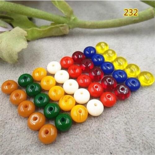 Resin Imitation ambers beewax Beads 5x8mm Diameter Bead Hand Strings of Spacer Beads Scattered Beads DIY Bracelet Beads Parts