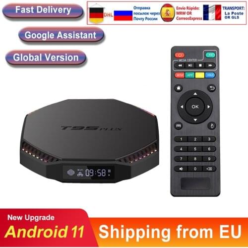 T95 Plus Smart tv box Android 11 2.4G/5G Wifi RK3566 Quad Core 8GB RAM 64GB ROM 1000M 8K Media Player Android tv Set Top Box