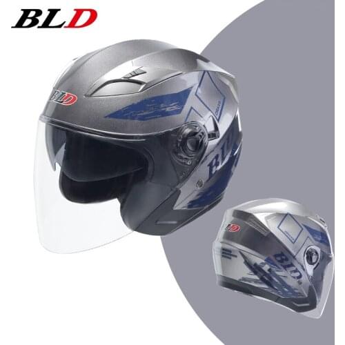 Vintage 3/4 Helmet Half Gray Color Open Face Motorcycle Helmet Open Kask Men Women Casque Motocross Moto Accessories Capacete