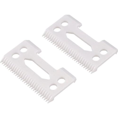 New 2Pcs 28 Teeth Zirconia Ceramic Clipper Blade for Wahl Senior Clipper