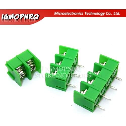 5PCS KF7.62 2P 3P 4P Terminal Connector Screw Spliced Pitch 7.62MM 2PIN 3PIN 4PIN For Arduino