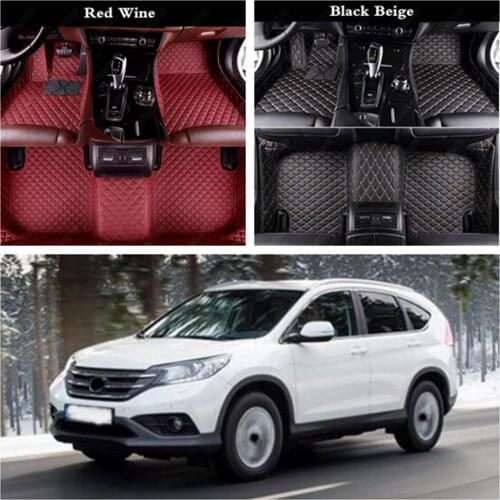 Auto Carpet Cover Car Floor Foot Mat for Honda CR-Z HR-V CR-V Accord Civic Insight Jazz Fit City Auto Waterproof Car Floor Mat