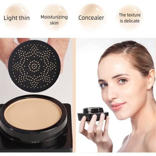 Makeup BB Air Cushion Foundation Mushroom Head CC Cream Concealer Whitening Oil-control Brighten Waterproof Base makeup cosmetic