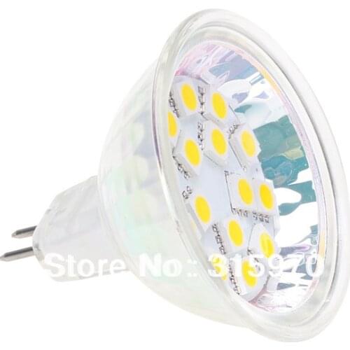 Free Shipping!!! 15LED MR16 Led Bulb BI-PIN Led Lamp 24V 12V Boat Light White / Warm White Replace The Normal 20W 1pcs/lot