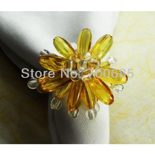 Beaded wedding napkin ring, napkin holder, decoration napkin ring holiday decoration napkin ring