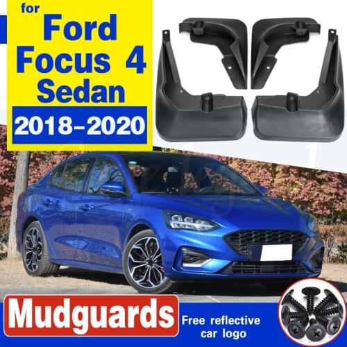 Car Mud Flaps For Ford Focus 4 MK4 ST Sedan 2018 2019 2020 Mudguards Splash Guards Fender Mudflaps Car Front Rear Accessories