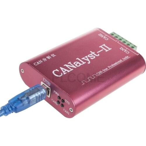 CAN BUS analyzer CANOpen J1939 DeviceNet USBCAN-2 USB to CANBUS Converter, OBD Linux Optional, Free DLL Softwares