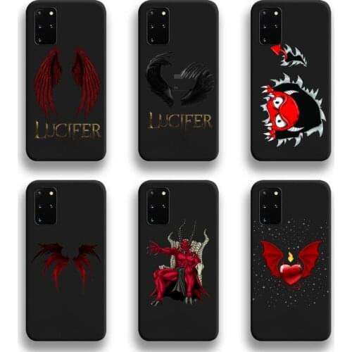 Angel Lucifer Devil American TV Phone Case For Samsung Galaxy S21 Plus Ultra S20 FE M11 S8 S9 plus S10 5G lite 2020