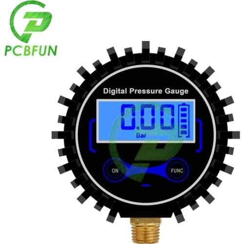 200PSI Digital Tire Pressure Gauge LCD Display Vehicle TesterDigital Tire Tester Air Pressure Manometer for Car Truck Bike
