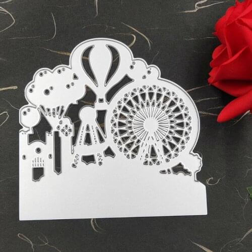 Ferris Wheel Hot Air Balloon Metal Cutting Dies Stencil DIY Scrapbooking Album Stamp Paper Card Embossing Craft cutting dies