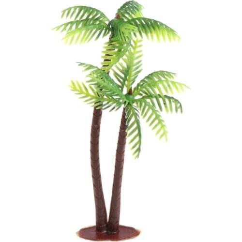 Mini Scenery Landscape Model Simulation Coconut Palms Tree Home naments
