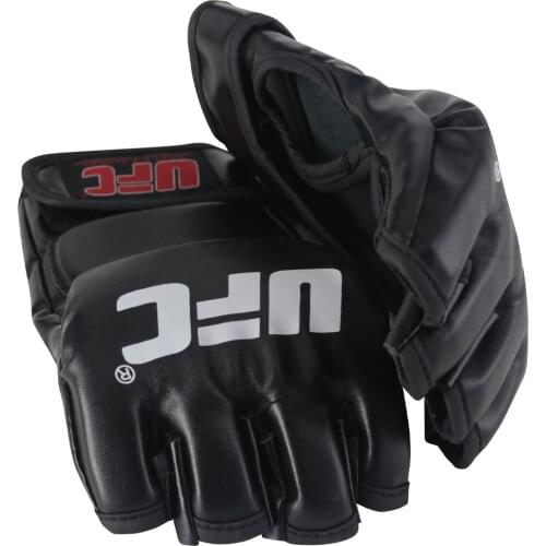 Mens Half-finger Boxing Gloves MMA Boxing Gloves Kick Boxing Karate Muay Thai Mixed Fighting Gloves Kick Boxing Training Gloves