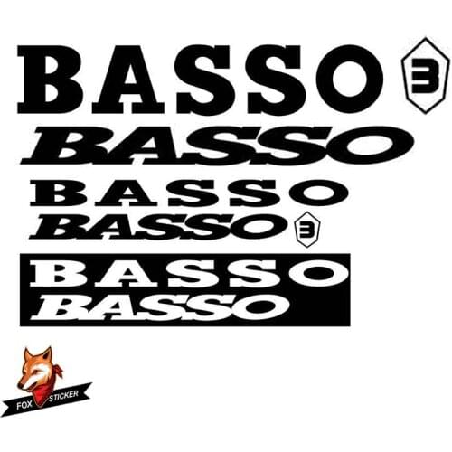 Bicycle frame stickers road bike mountain bike MTB Track bike TT bike cycle decal reflective stickers for BASSO stickers