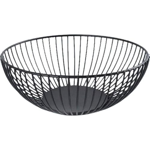 Nordic Creative Minimalist Fruit Basket Living Room Creative Fruit Drain Basket Home Iron Fruit Bowl Storage Basket(S)