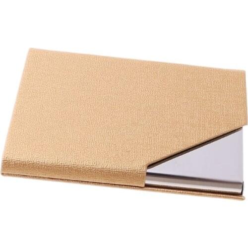 Professional metal business card case, portable business card holder. B36C