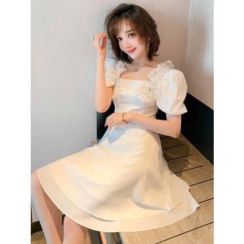 Sexy party led nail bead lace flowers in summer on the new dress