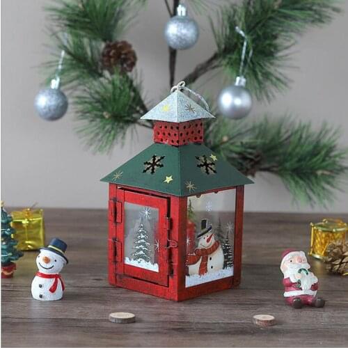 Christmas Style Tea light Holder Metal Candle holder Classic Iron Decor Lantern Mix Design Christmas Party Decor
