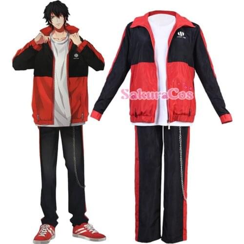 Japanese Voice Actor Division Rap Battle Hypnosis Mic Buster Bros!! MC.B.B Yamada Ichiro Cosplay Costume Uniform for Halloween