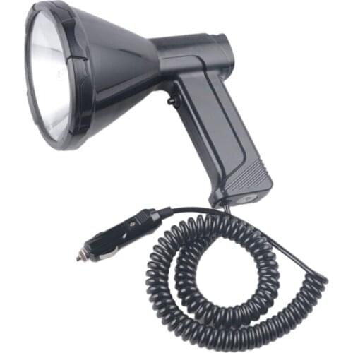 Bright 160W xenon searchlight outdoor hunting waterproof flashlight external 12V/24V 55W portable lamp