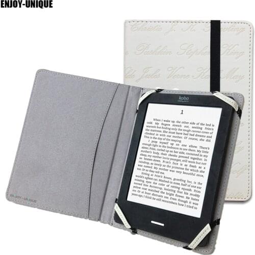 Pu Leather Case Cover For Pocketbook 626 Plus Ruby Red Reader Protective Cover