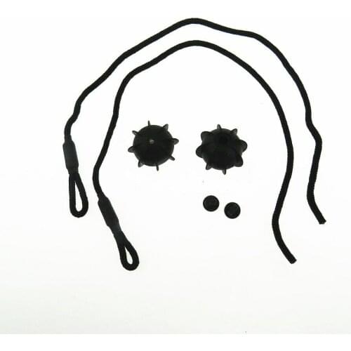 2Pcs 1K6863447A Rear Interior Fixed Belt Rack Cover Trunk Lid Parcel Shelf String Strap Cord for Golf 5 MK6 Rabbit 1K6863447A9B9