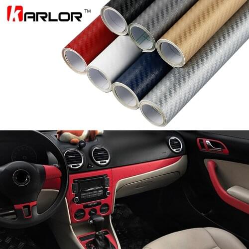 30x200cm 3D Carbon Fiber Vinyl Film Stickers For Ford focus 2 3 BMW Volkswagen Toyota Mercedes Renault Skoda Mazda Car Styling