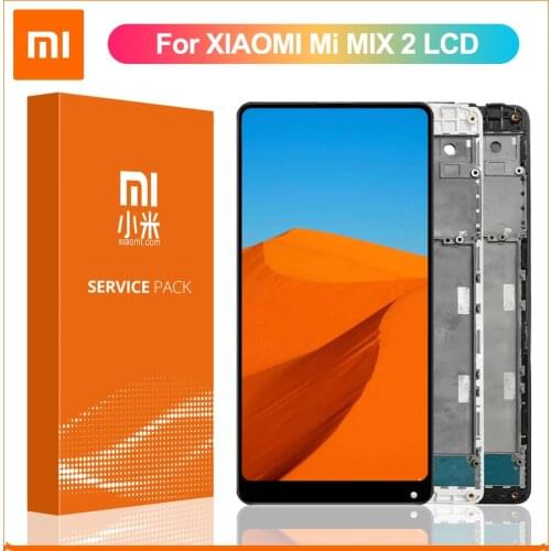 5.99" For Xiaomi Mi Mix 2 ROM-8GB Full Ceramic Unibody Version LCD Screen Display+Touch Panel Digitizer Frame Replacement