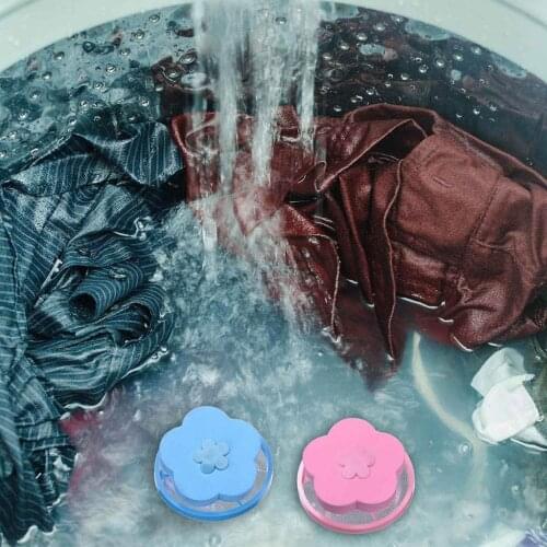 5pcs Washing Machine Lint Filter Bag Laundry Mesh Hair Catcher Household Reusable Floating Ball Pouch Washing Cleaning Tools