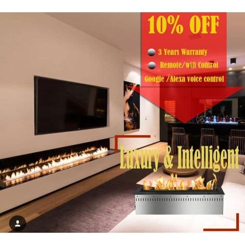 Inno-Fire 48 inch automatic ethanol fireplace bio fuel fireplace remote control