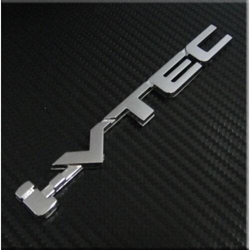 Car Badge IVTEC I-VTEC ABS Chrome Trunk Emblem Sticker Side badge