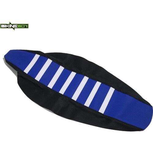 BIKINGBOY Seat Cushion Cover Gripper For TM Racing MX / EN 125 144 250 300 15 16 17 18 19 Soft PVC Motocross Off-Road MX