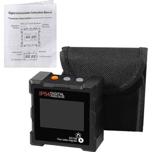 Angle Gauge Digital Protractor/Inclinometer/Angle Finder Magnetic Base - Precision Level Box for Automobile Woodworking