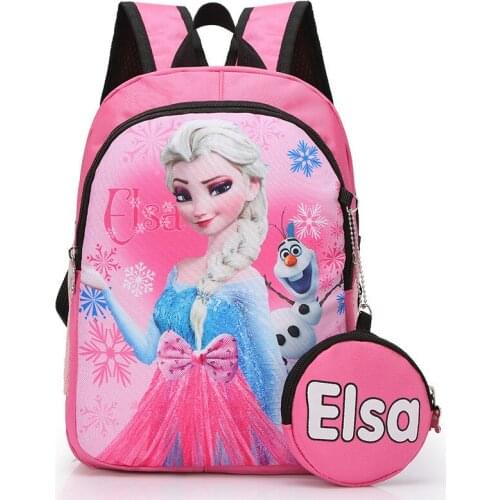 Disney Frozen Elsa Kindergarten School Bag Children Kids Girls Backpack Cute Cartoon Spiderman Baby Backpack Boys Backpack Gifts