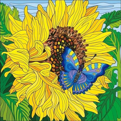 DIY 5D Diamond Painting Sunflower Cross Stitch Kits Mosaic Diamond Embroidery Full Drill Home Decor Painting Art