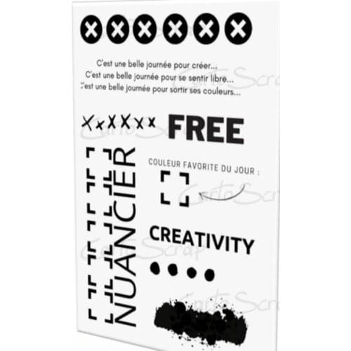 French Clear Silicone Rubber Stamp for DIY scrapbooking/photo album Decorative craft 3243